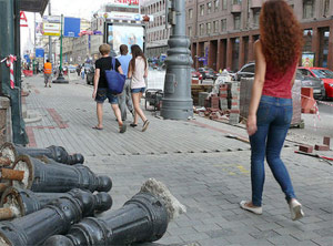 тротуарная плитка в Москве фото